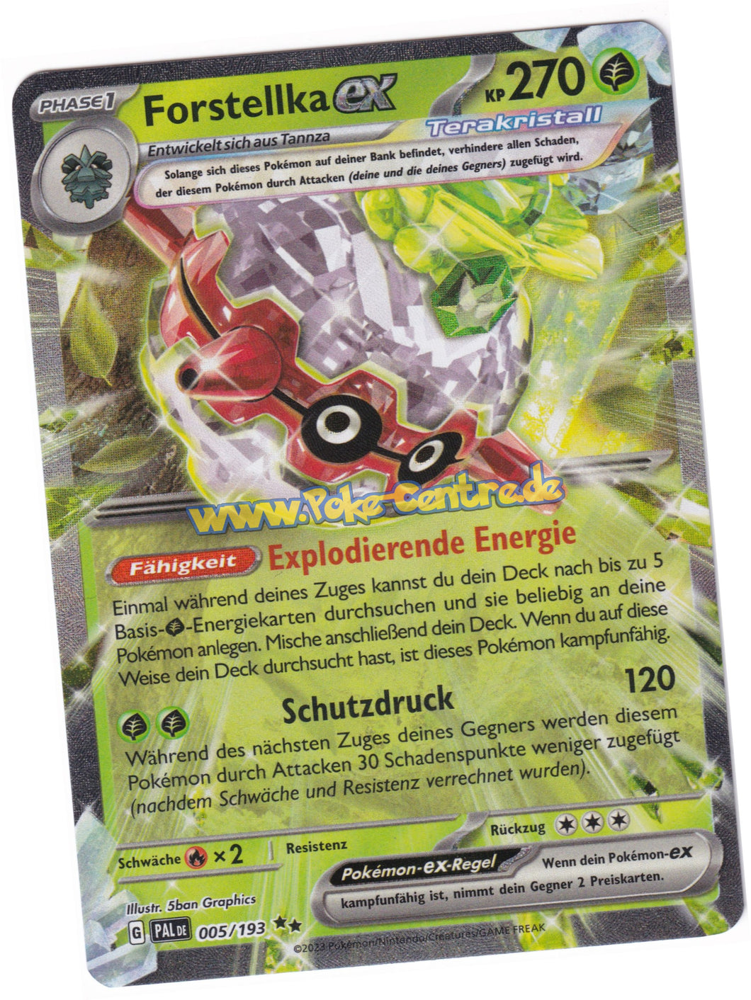 Forstellka-ex 005/193 Double Rare - Entwicklungen in Paldea Deutsch