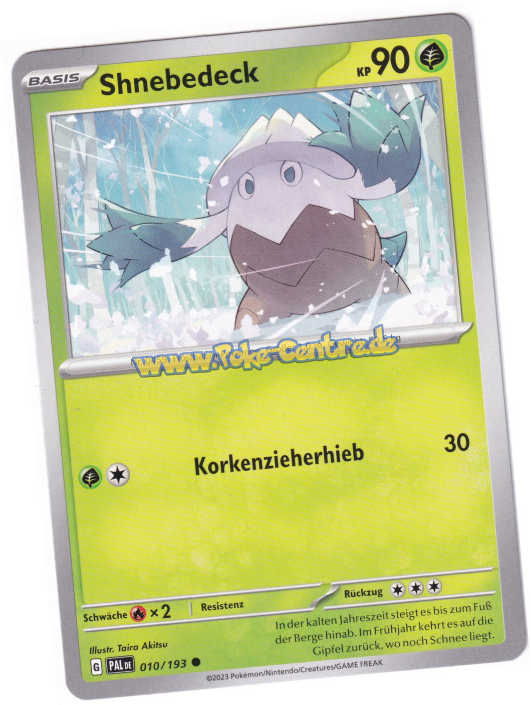 Shnebedeck 010/193 Common - Entwicklungen in Paldea Deutsch