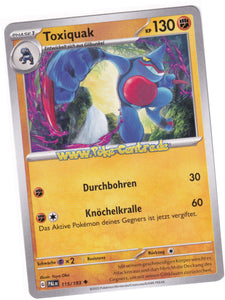 Toxiquak 115/193 Uncommon - Entwicklungen in Paldea Deutsch
