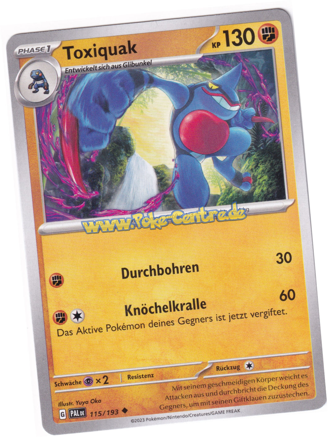Toxiquak 115/193 Uncommon - Entwicklungen in Paldea Deutsch