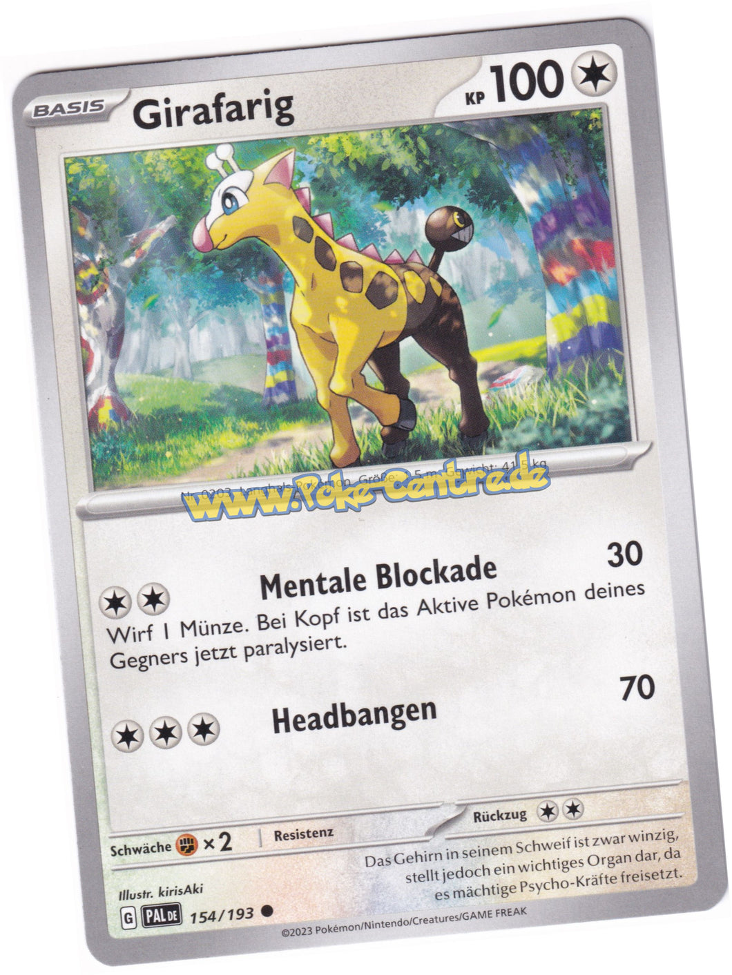 Girafarig 154/193 Common - Entwicklungen in Paldea Deutsch