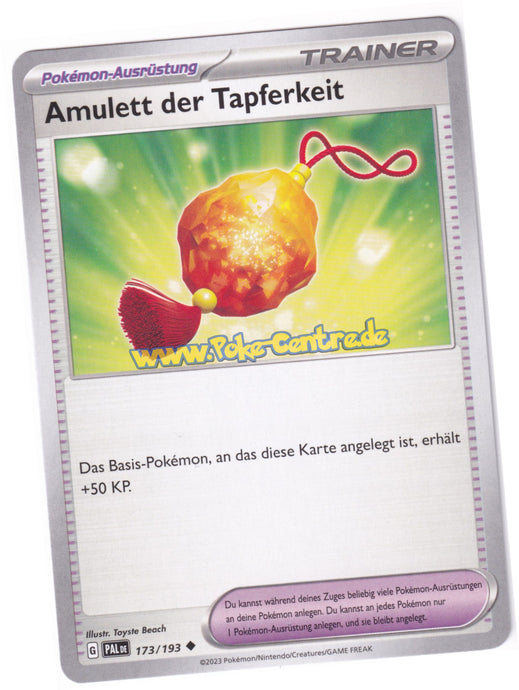 Amulett der Tapferkeit 173/193 Uncommon - Entwicklungen in Paldea Deutsch