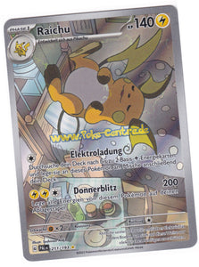 Raichu 211/193 Illustration Rare - Entwicklungen in Paldea Deutsch