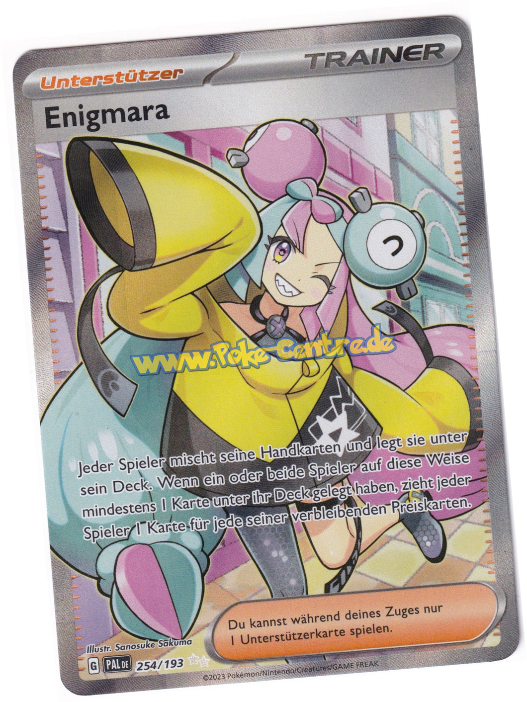 Enigmara 254/198 Fullart - Entwicklungen in Paldea Deutsch