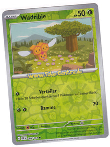 Wadribie 008/197 Common Reverse Holo - Obsidianflammen Deutsch
