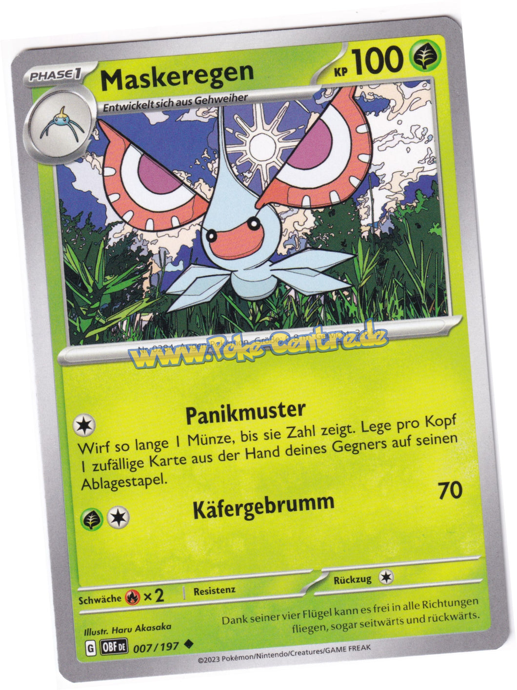 Maskeregen 007/197 Uncommon - Obsidianflammen Deutsch