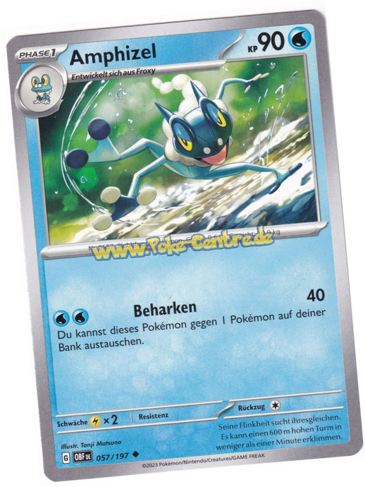 Amphizel 057/197 Uncommon - Obsidianflammen Deutsch