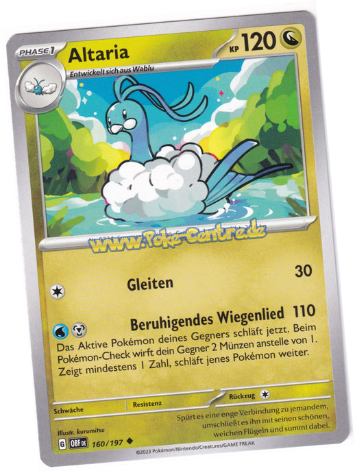 Altaria 160/197 Uncommon - Obsidianflammen Deutsch