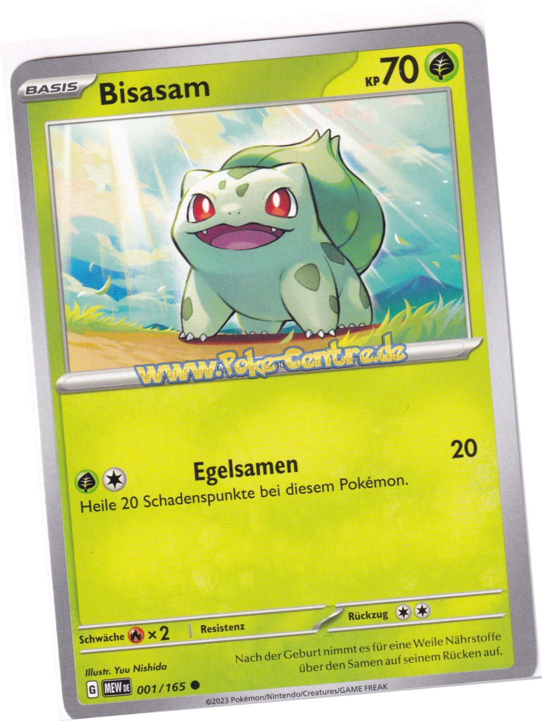 Bisasam 001/165 Common - Karmesin & Purpur - 151 Deutsch