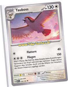 Tauboss 018/165 Uncommon - Karmesin & Purpur - 151 Deutsch