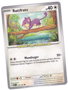 Rattfratz 019/165 Common - Karmesin & Purpur - 151 Deutsch
