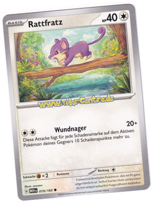 Rattfratz 019/165 Common - Karmesin & Purpur - 151 Deutsch