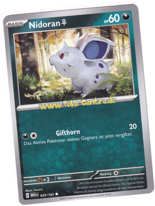 Nidoran 029/165 Common - Karmesin & Purpur - 151 Deutsch