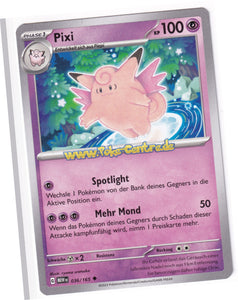 Pixi 036/165 Uncommon - Karmesin & Purpur - 151 Deutsch