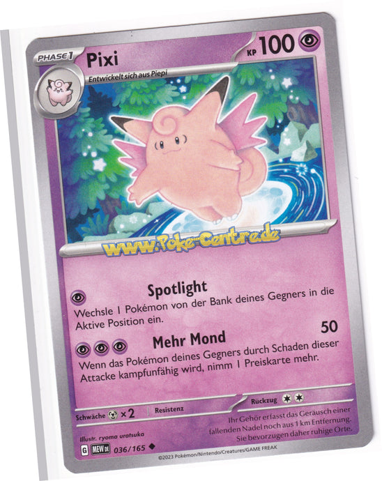 Pixi 036/165 Uncommon - Karmesin & Purpur - 151 Deutsch