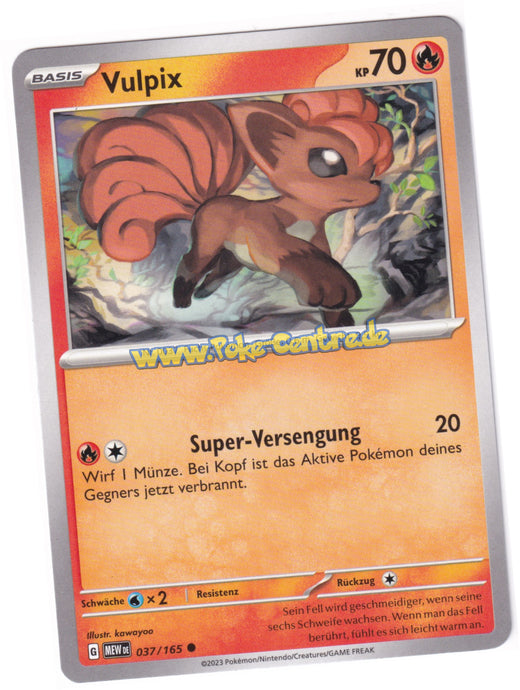 Vulpix 037/165 Common - Karmesin & Purpur - 151 Deutsch