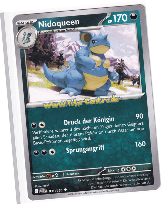 Nidoqueen 031/165 Uncommon - Karmesin & Purpur - 151 Deutsch