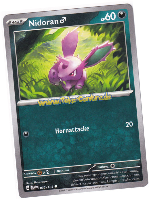 Nidoran 032/165 Common - Karmesin & Purpur - 151 Deutsch