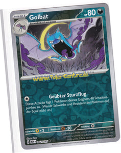 Golbat 042/165 Uncommon Reverse Holo - Karmesin & Purpur - 151 Deutsch