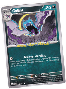 Golbat 042/165 Uncommon - Karmesin & Purpur - 151 Deutsch