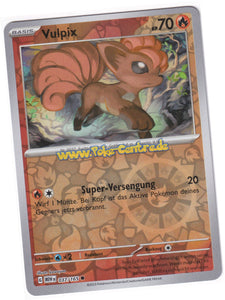 Vulpix 037/165 Common Reverse Holo - Karmesin & Purpur - 151 Deutsch
