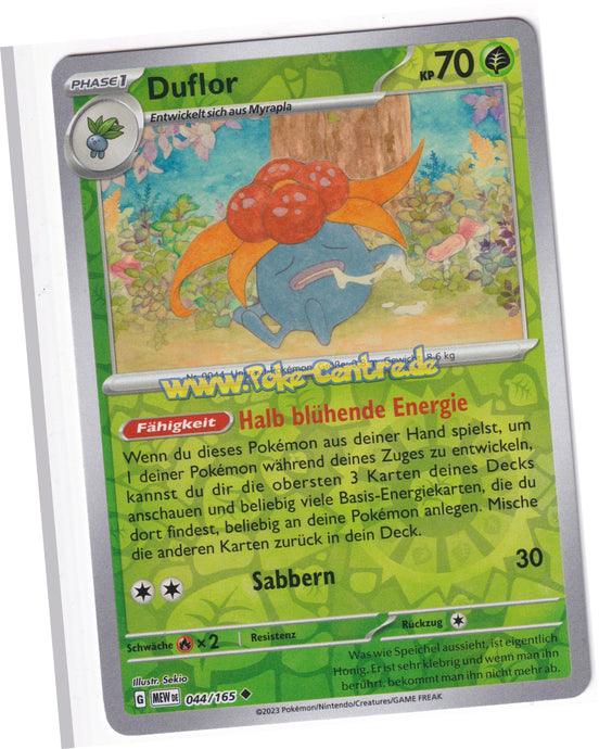 Duflor 044/165 Uncommon Reverse Holo - Karmesin & Purpur - 151 Deutsch