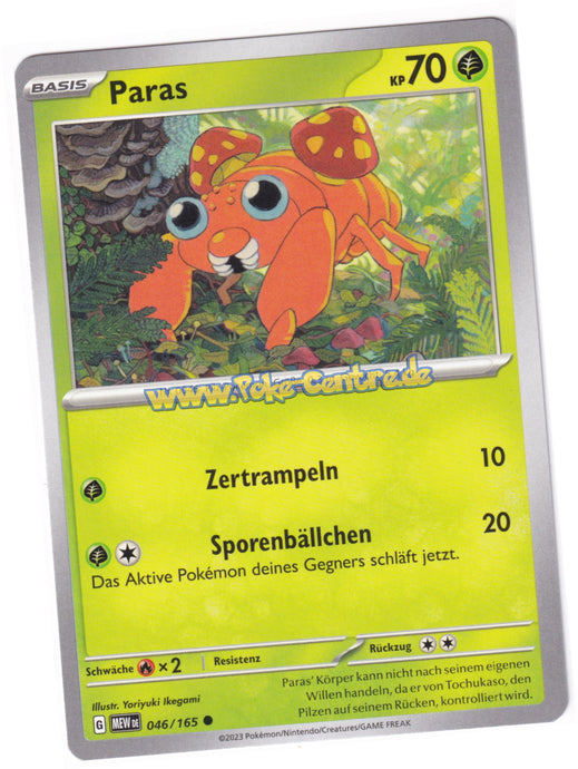 Paras 046/165 Common - Karmesin & Purpur - 151 Deutsch