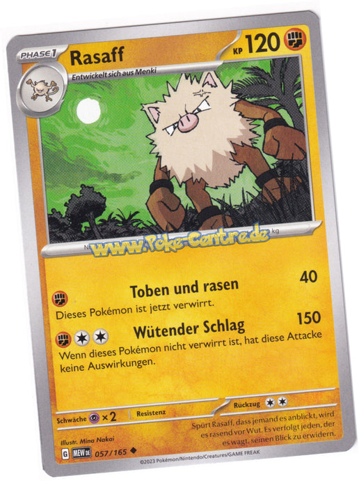 Rasaff 057/165 Uncommon - Karmesin & Purpur - 151 Deutsch
