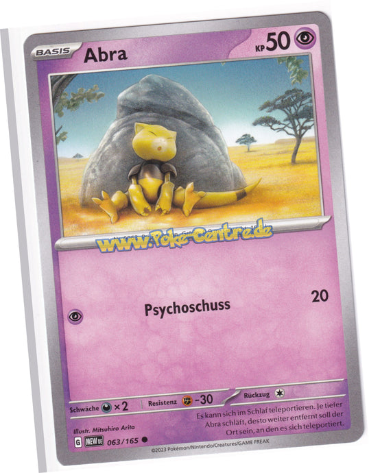 Abra 063/165 Common - Karmesin & Purpur - 151 Deutsch