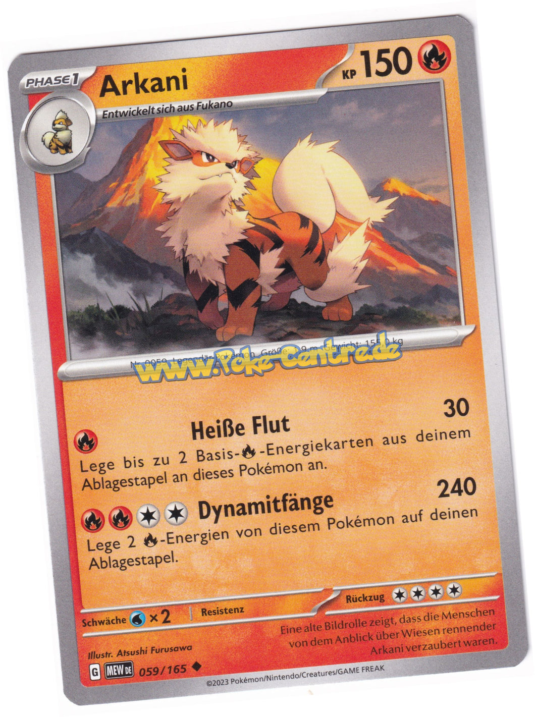 Arkani 059/165 Uncommon - Karmesin & Purpur - 151 Deutsch