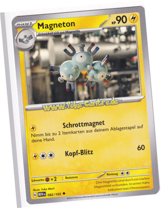 Magneton 082/165 Uncommon - Karmesin & Purpur - 151 Deutsch