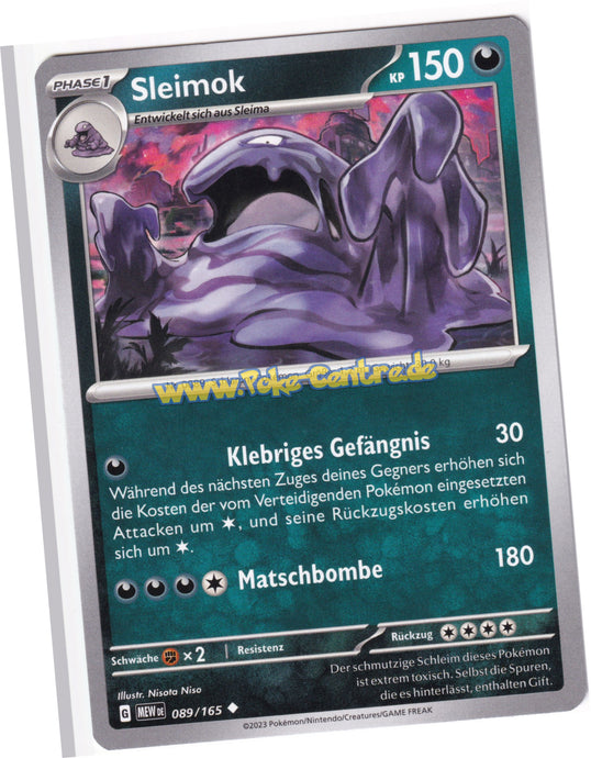 Sleimok 089/165 Uncommon - Karmesin & Purpur - 151 Deutsch