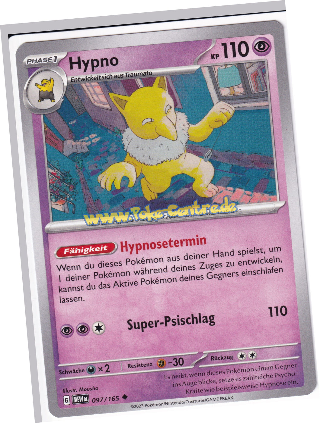 Hypno 097/165 Uncommon - Karmesin & Purpur - 151 Deutsch