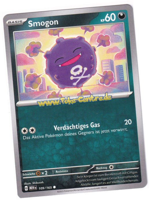 Smogon 109/165 Common - Karmesin & Purpur - 151 Deutsch