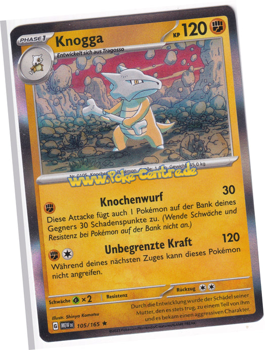 Knogga 105/165 Rare Holo - Karmesin & Purpur - 151 Deutsch