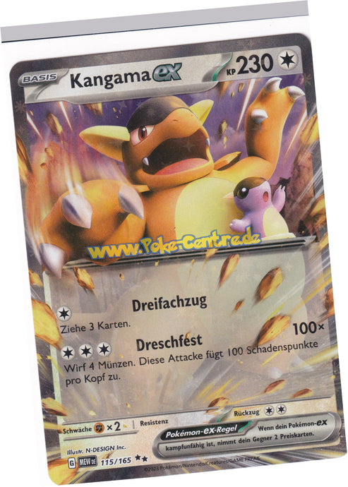Kangama-ex 115/165 Double Rare - Karmesin & Purpur - 151 Deutsch