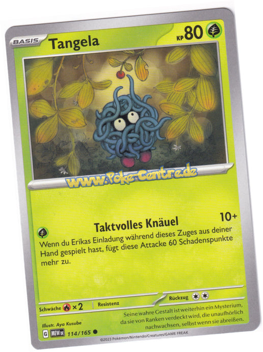 Tangela 114/165 Common - Karmesin & Purpur - 151 Deutsch