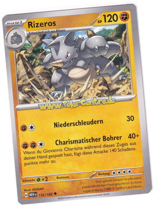 Rizeros 112/165 Uncommon - Karmesin & Purpur - 151 Deutsch
