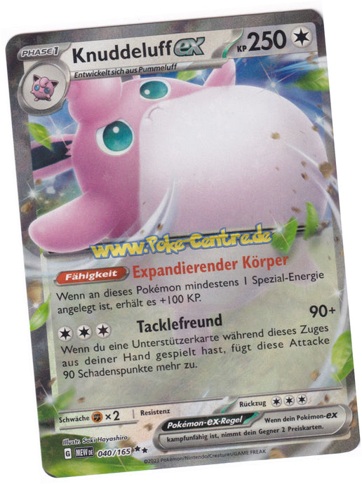 Knuddeluff-ex 040/165 Double Rare - Karmesin & Purpur - 151 Deutsch