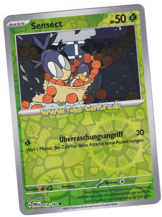Sensect 010/182 Common Reverse Holo - Karmesin & Purpur - Paradoxrift Deutsch