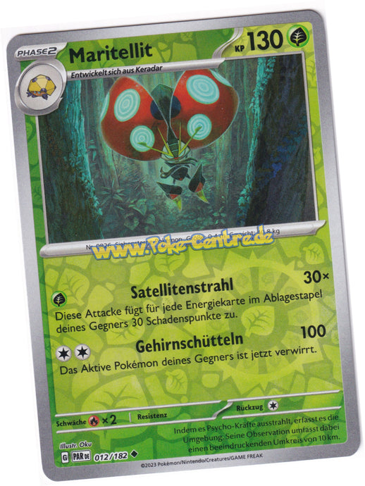 Maritellit 012/182 Uncommon Reverse Holo - Karmesin & Purpur - Paradoxrift Deutsch