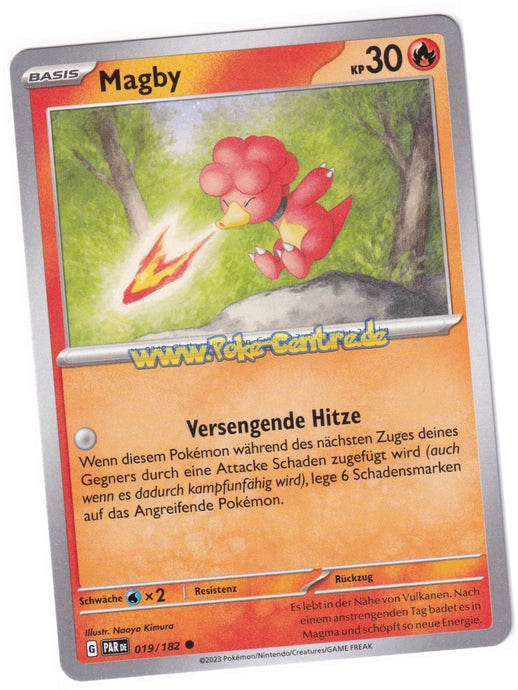 Magby 019/182 Common - Karmesin & Purpur - Paradoxrift Deutsch