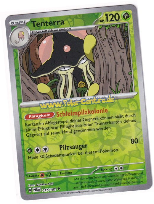 Tenterra 017/182 Uncommon Reverse Holo - Karmesin & Purpur - Paradoxrift Deutsch