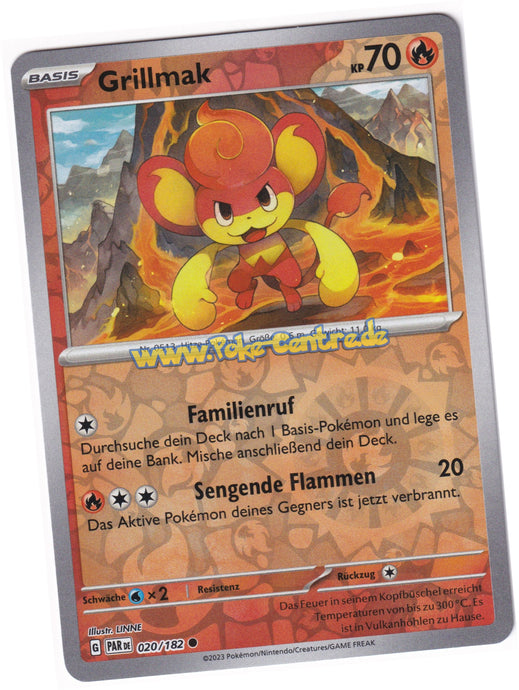 Grillmak 020/182 Common Reverse Holo - Karmesin & Purpur - Paradoxrift Deutsch