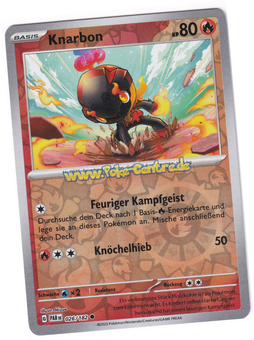 Knarbon 026/182 Common Reverse Holo - Karmesin & Purpur - Paradoxrift Deutsch