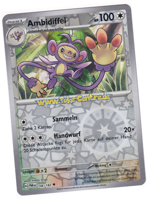 Ambidiffel 146/182 Uncommon Reverse Holo - Karmesin & Purpur - Paradoxrift Deutsch