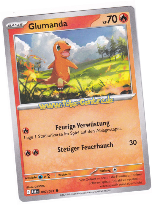 Glumanda 007/091 Common - Karmesin & Purpur - Paldeas Schicksale Deutsch