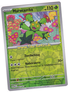 Maracamba 003/091 Common Reverse Holo - Karmesin & Purpur - Paldeas Schicksale Deutsch