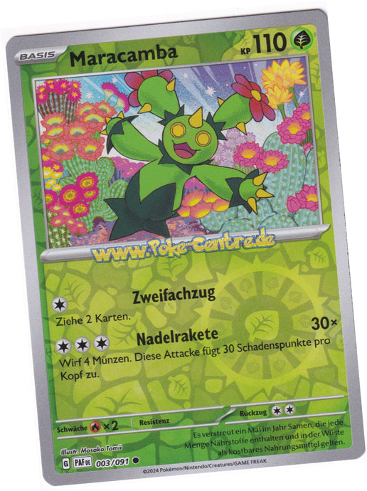 Maracamba 003/091 Common Reverse Holo - Karmesin & Purpur - Paldeas Schicksale Deutsch
