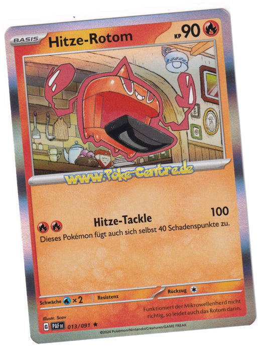 Hitze-Rotom 013/091 Rare Holo - Karmesin & Purpur - Paldeas Schicksale Deutsch